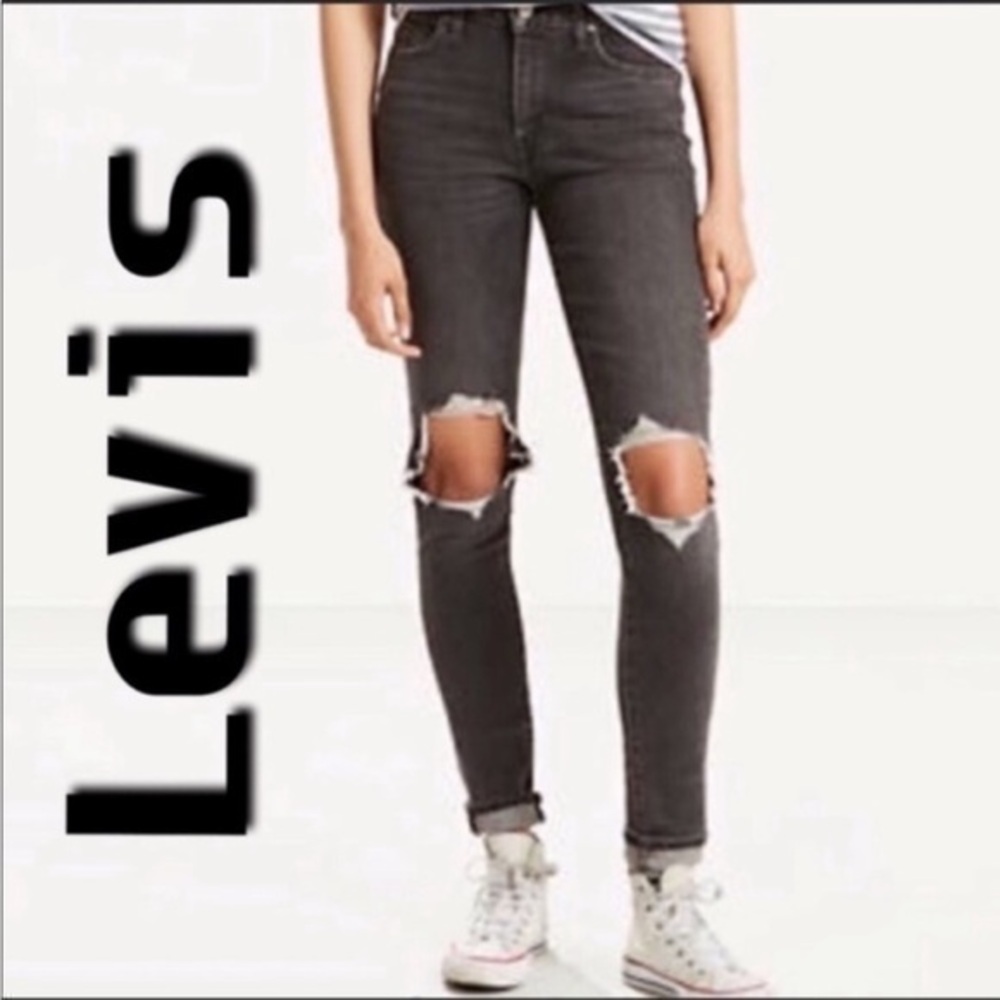 Levi’s skinny distressed jeans
